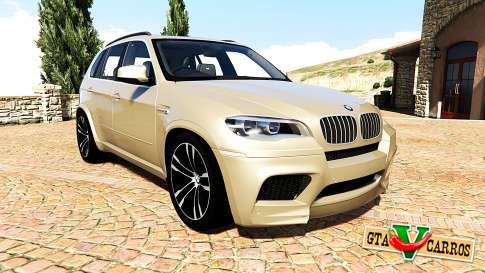 BMW X5 M (E70) 2013 v1.2 [add-on] for GTA 5 front view
