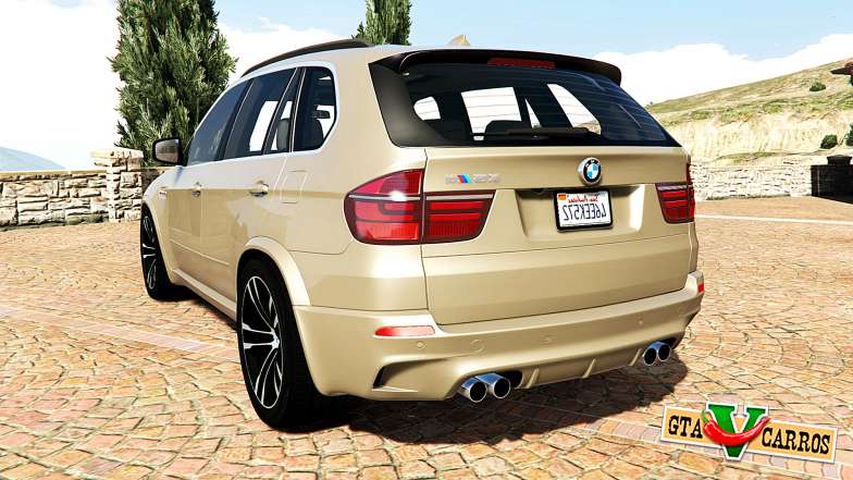 BMW X5 M (E70) 2013 v1.2 [add-on] for GTA 5 back view