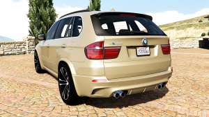 BMW X5 M (E70) 2013 v1.2 [add-on] for GTA 5 back view