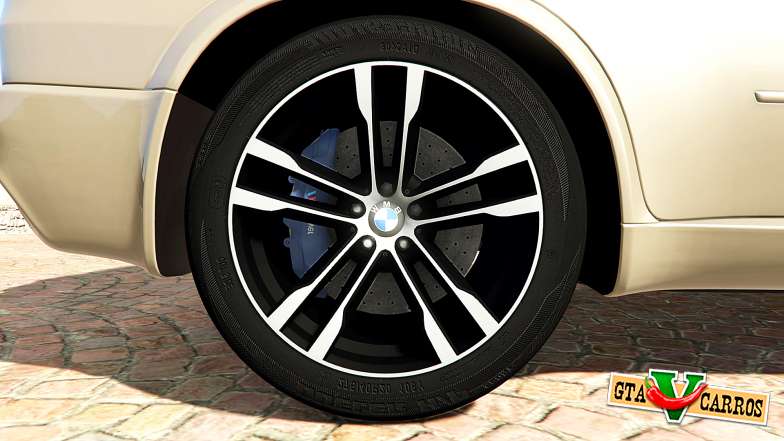 BMW X5 M (E70) 2013 v1.2 [add-on] for GTA 5 wheel view