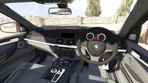 BMW X5 M (E70) 2013 v1.2 [add-on] for GTA 5 steering wheel view