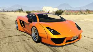 Pegassi Vacca RocketCow Widebody for GTA 5 front view