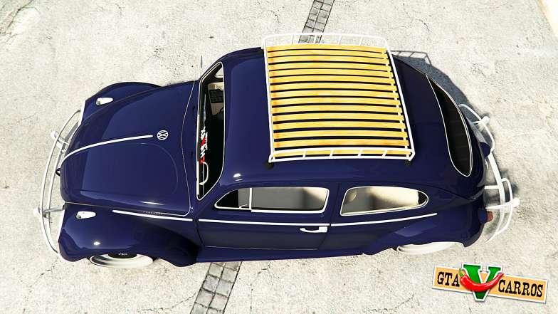 Volkswagen Fusca 1968 v0.9 [add-on] for GTA 5 top view