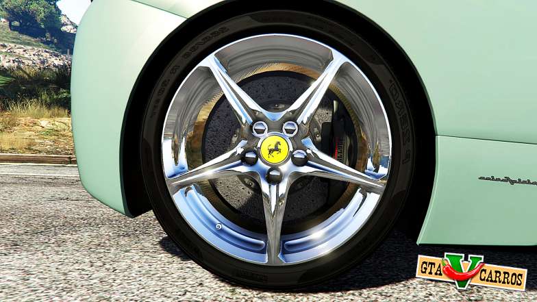 Ferrari 458 Italia [replace] for GTA 5 wheel view