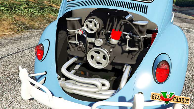 Volkswagen Fusca 1968 v0.9 [replace] for GTA 5 engine view