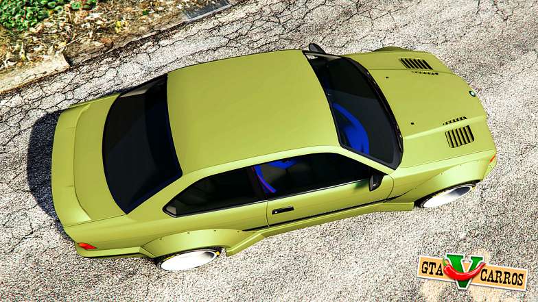 BMW M3 (E36) Street Custom v1.1 for GTA 5 top view