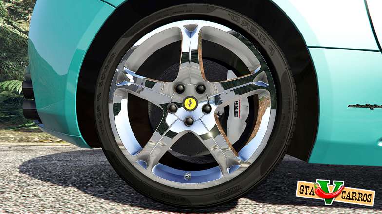 Ferrari California Autovista [add-on] for GTA 5 wheel view