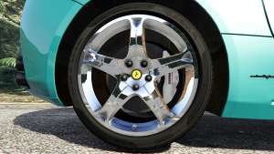 Ferrari California Autovista [add-on] for GTA 5 wheel view