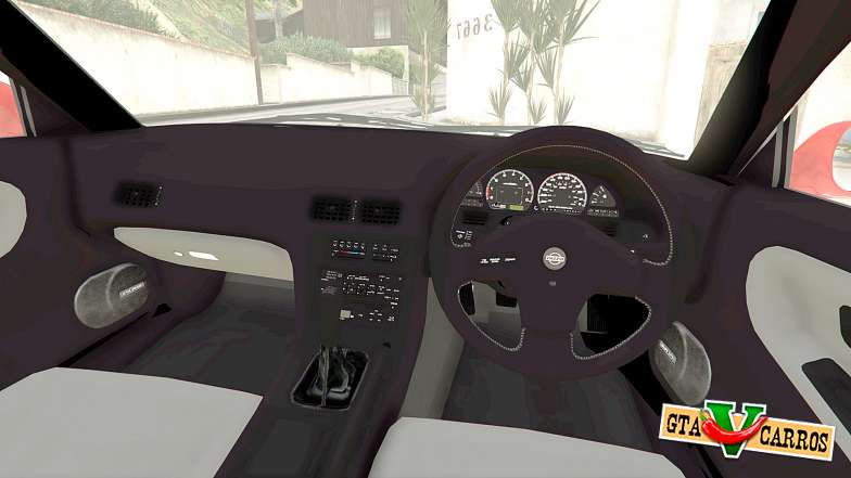 Nissan 180SX Type-X v1.0 for GTA 5 interior view