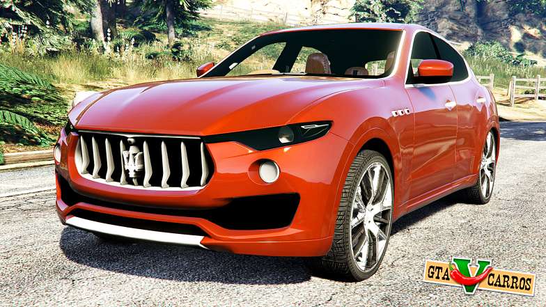 Maserati Levante 2017 for GTA 5 front view