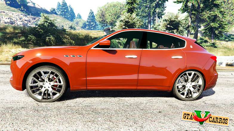 Maserati Levante 2017 for GTA 5 side view