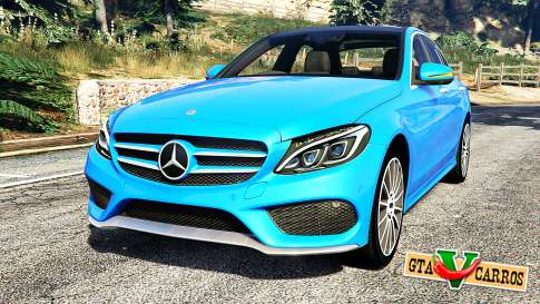 Mercedes-Benz C250 2014 for GTA 5 front view