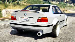 BMW M3 (E36) Street Custom for GTA 5 back view