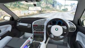 BMW M3 (E36) Street Custom for GTA 5 steering wheel view