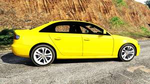 Audi A4 2009 for GTA 5 side view