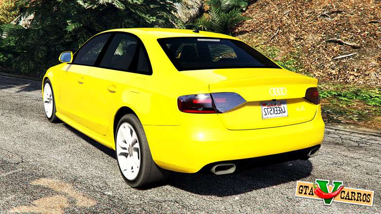 Audi A4 2009 for GTA 5 back view