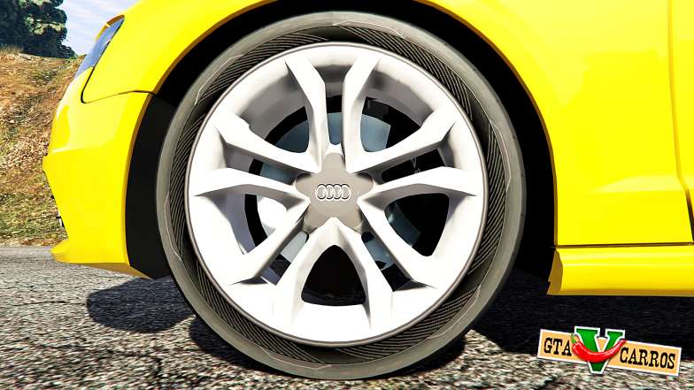 Audi A4 2009 for GTA 5 wheel view