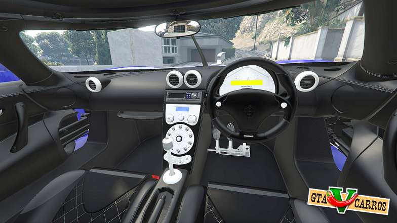 Koenigsegg CCX 2006 [Autovista] v2.0 [add-on] for GTA 5 steering wheel view