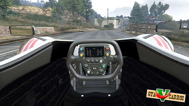 BAC Mono v2.0 for GTA 5 steering wheel view