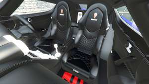 Koenigsegg CCX 2006 [Autovista] v2.0 [add-on] for GTA 5 interior view