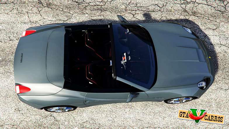 Ferrari California Autovista for GTA 5 top view