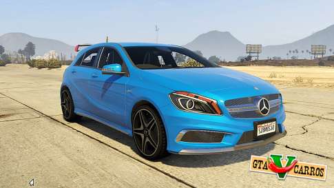 Mercedes-Benz A45 AMG 2017 for GTA 5 front view