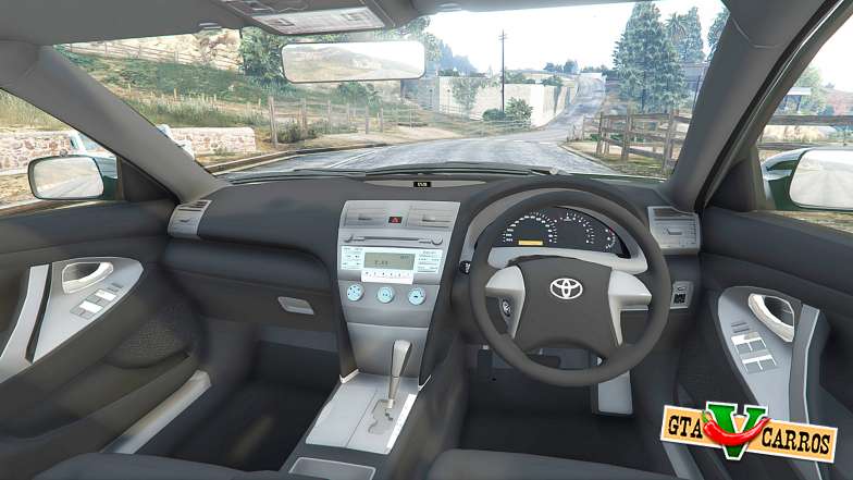 Toyota Camry V40 2008 [stock] for GTA 5 steering wheel view