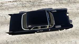Cadillac Eldorado Brougham 1957 v1.1 for GTA 5 top view