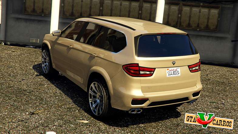 Benefactor XLS for GTA 5 back view