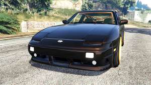 Nissan 180SX Type-X v0.5 for GTA 5 front view
