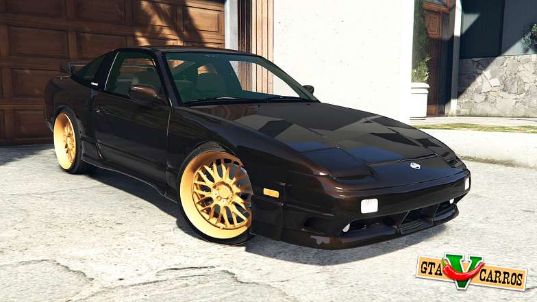 Nissan 180SX Type-X v0.5 for GTA 5 front view
