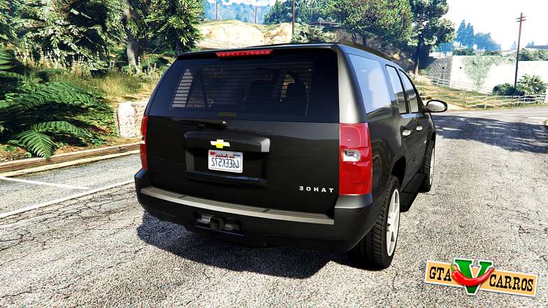 Chevrolet Tahoe for GTA 5 back view
