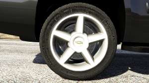 Chevrolet Tahoe for GTA 5 wheel view
