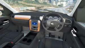 Chevrolet Tahoe for GTA 5 steering wheel view