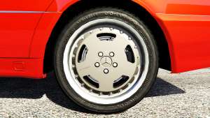 Mercedes-Benz W140 AMG orange signals [replace] for GTA 5 wheel view