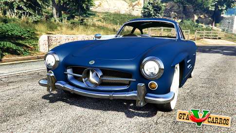 Mercedes-Benz 300SL Gullwing 1955 for GTA 5 front view