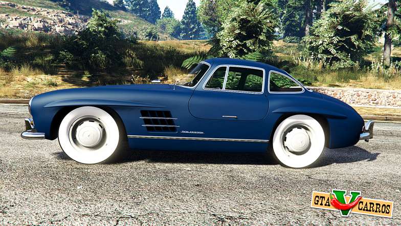 Mercedes-Benz 300SL Gullwing 1955 for GTA 5 side view