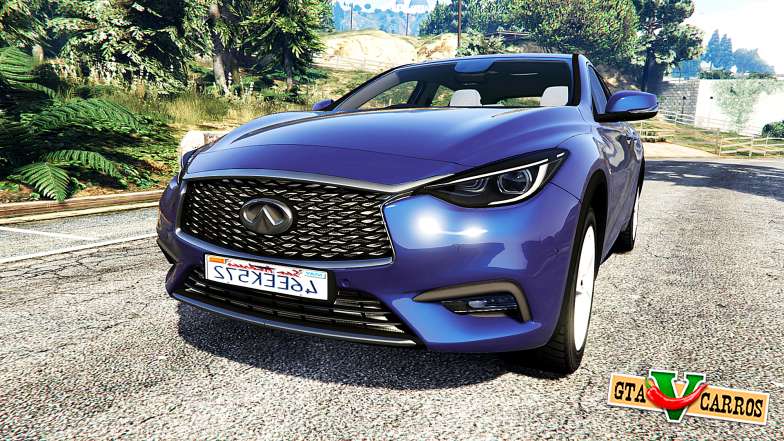 Infiniti Q30 2016 for GTA 5 front view