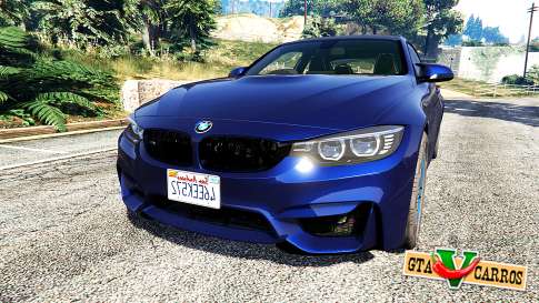 BMW M4 2015 v0.01 for GTA 5 front view