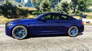 BMW M4 2015 v0.01 for GTA 5 side view