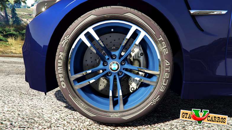 BMW M4 2015 v0.01 for GTA 5 wheel view