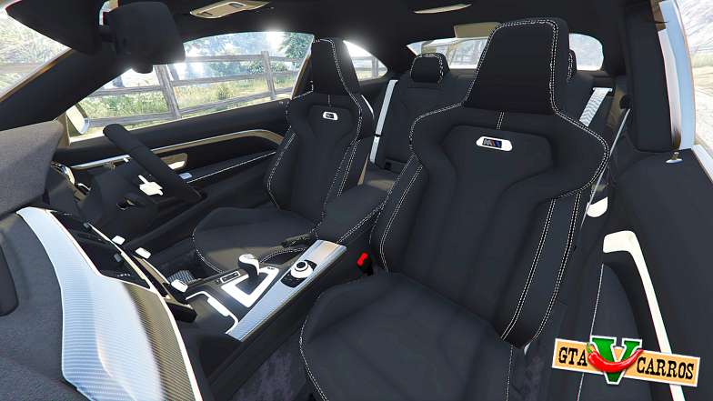 BMW M4 2015 v0.01 for GTA 5 interior view