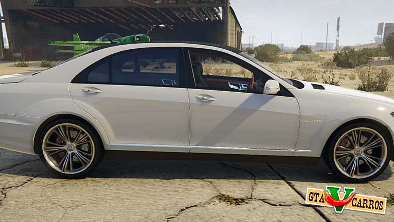 Mercedes-Benz S65 AMG (W221) for GTA 5 side view