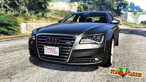 Audi A8 FSI 2010 for GTA 5 front view