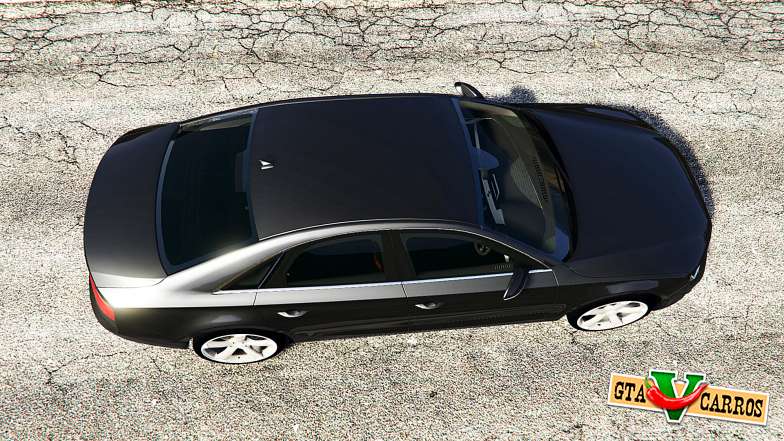 Audi A8 FSI 2010 for GTA 5 top view