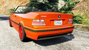 BMW 328i (E36) M-Sport v1.1 [replace] for GTA 5 back view