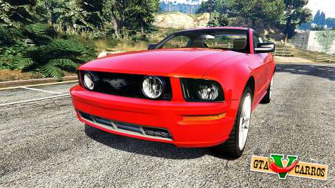 Ford Mustang GT 2005 for GTA 5 front view