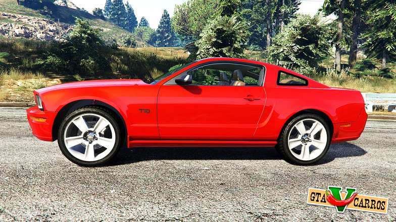 Ford Mustang GT 2005 for GTA 5 side view