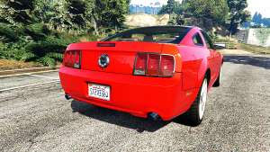 Ford Mustang GT 2005 for GTA 5 back view