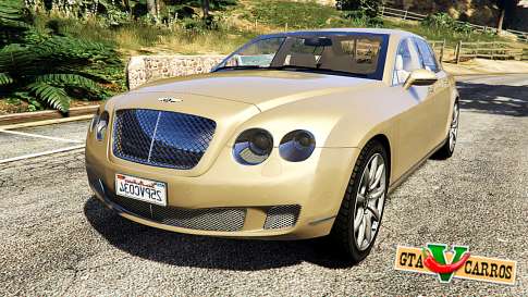 Bentley Continental Flying Spur 2010 for GTA 5 front view